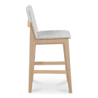 Deco Oak Counter Stool Light Grey