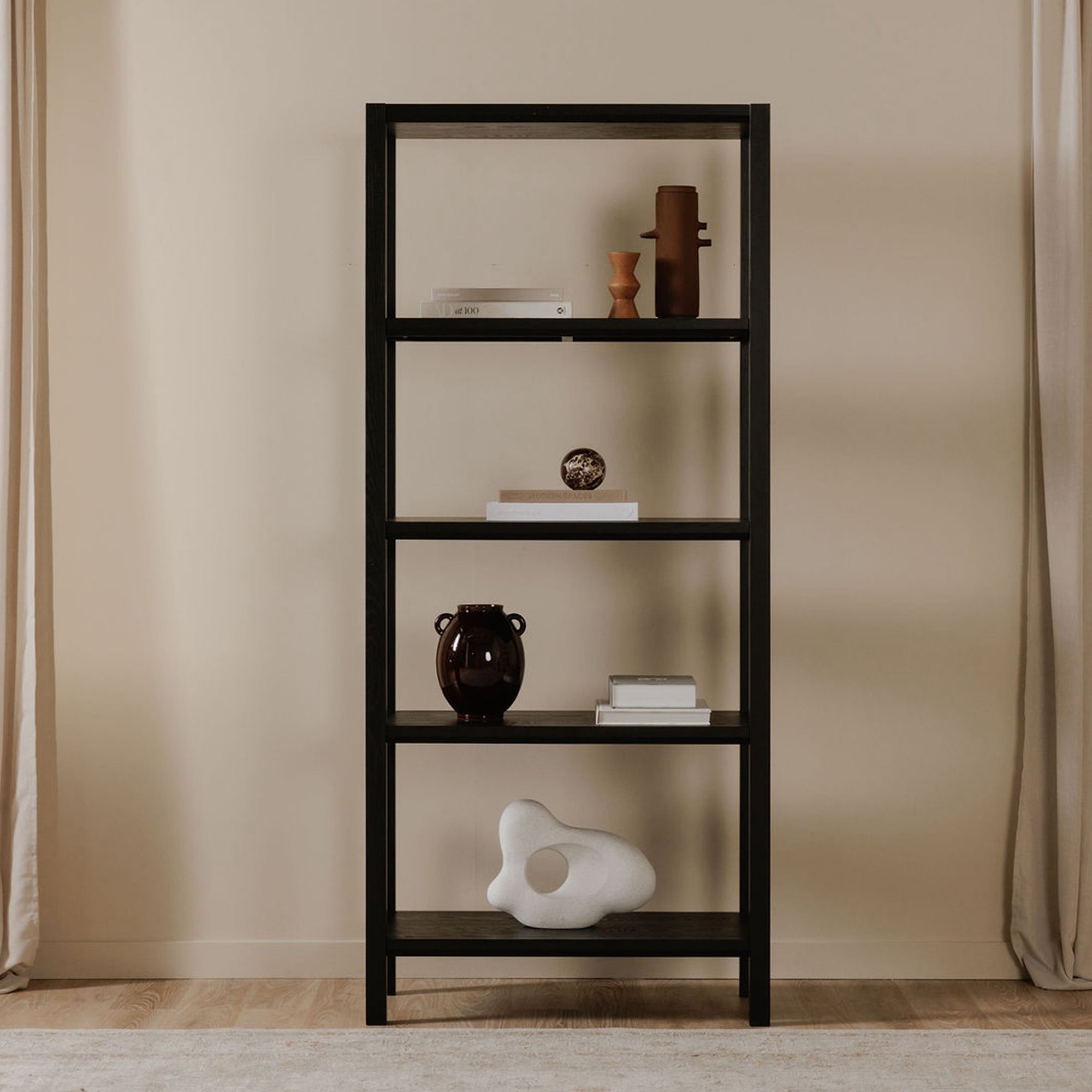 Nolan Bookcase Black