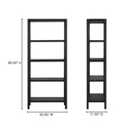 Nolan Bookcase Black