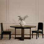 Kerr Dining Chair Vegan Leather Black-Set Of Two