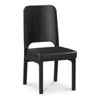 Kerr Dining Chair Vegan Leather Black-Set Of Two