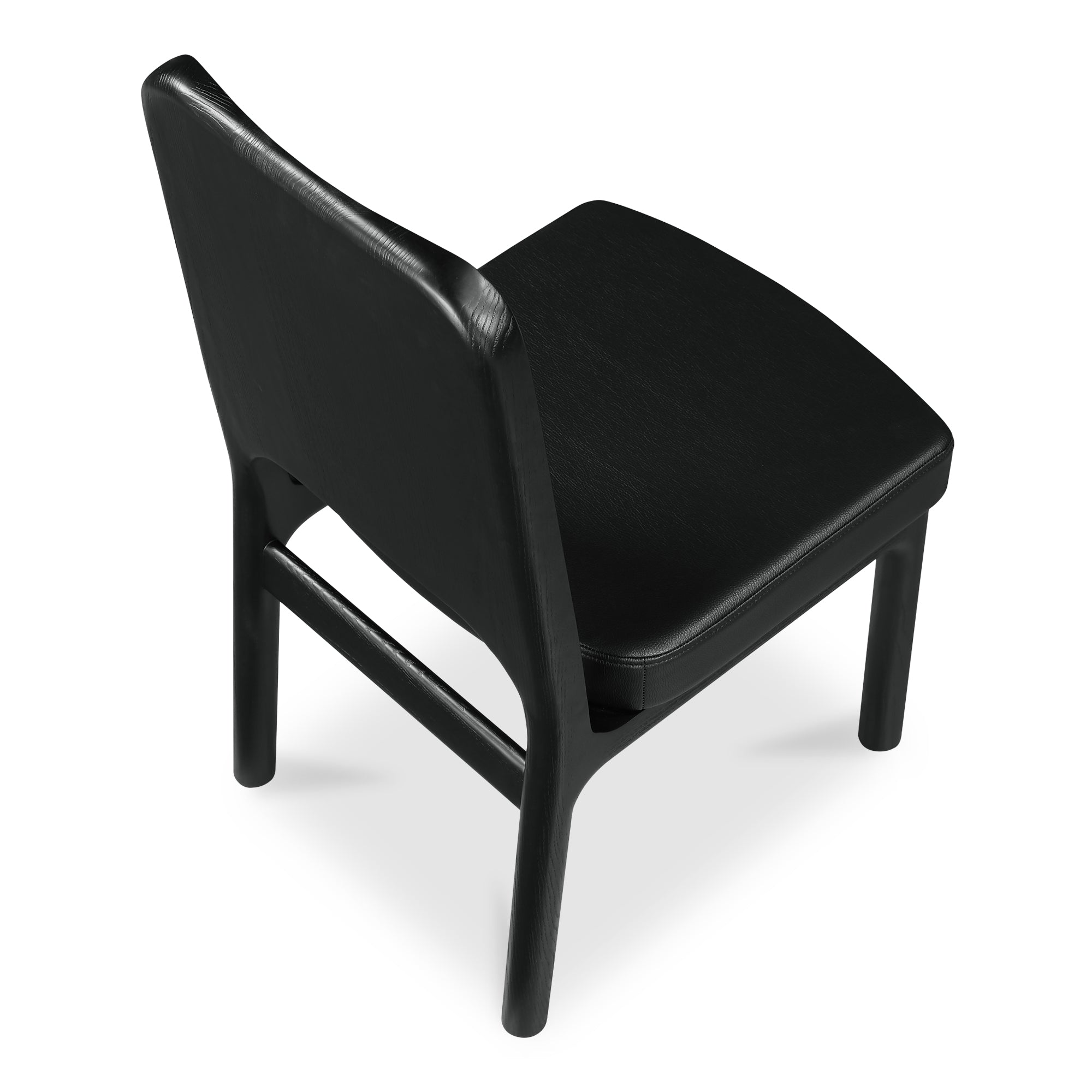 Kerr Dining Chair Vegan Leather Black-Set Of Two