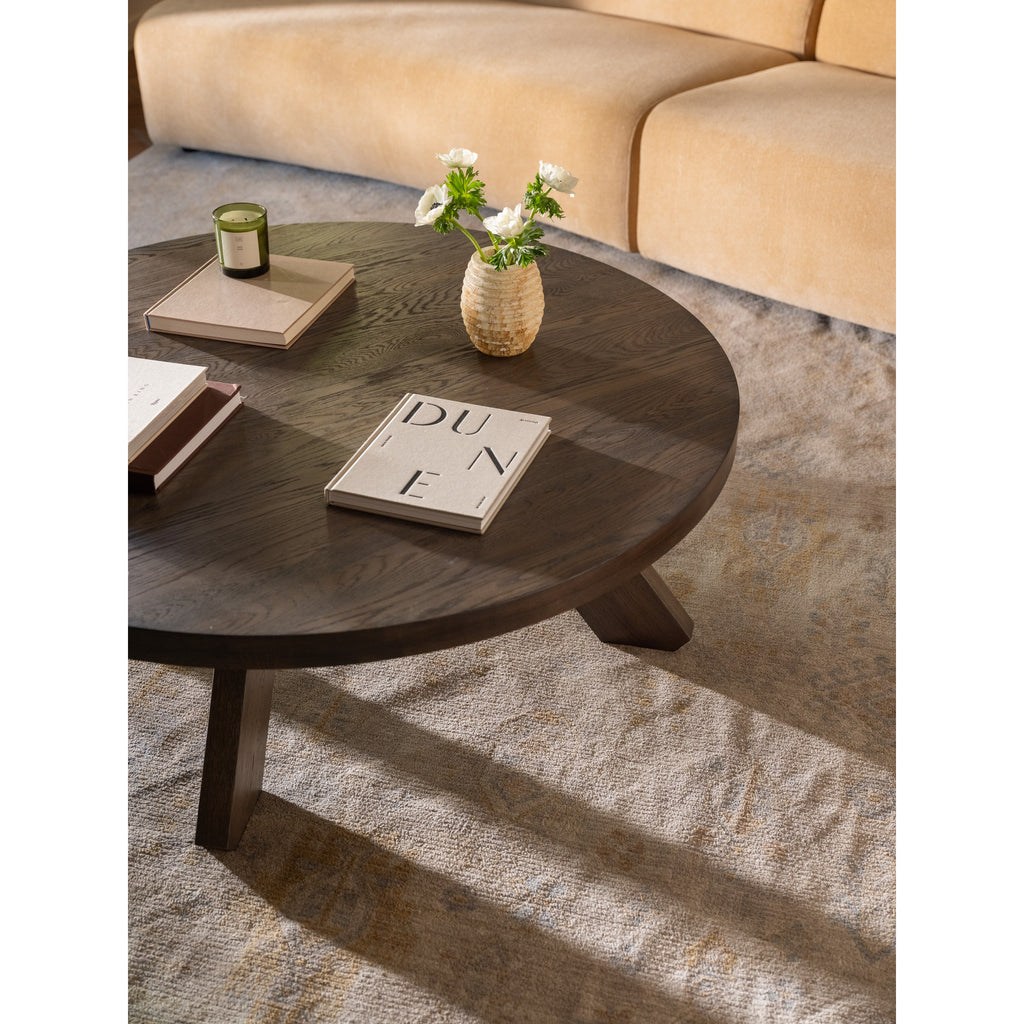 Alden Coffee Table Cool Brown