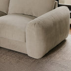 Berga Sectional Left Pebble