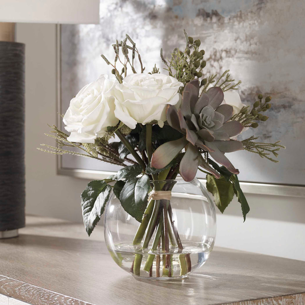 Belmonte Floral Bouquet & Vase