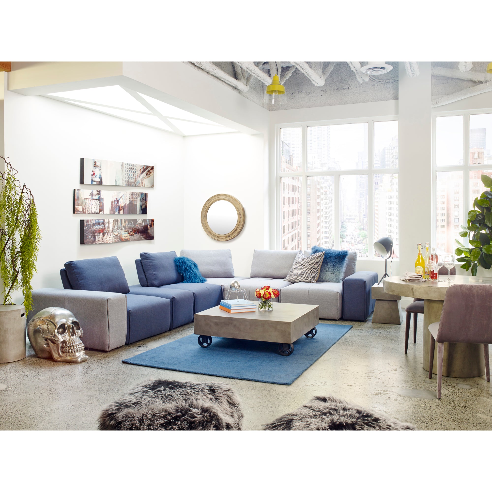 Cato Outdoor Stool Grey