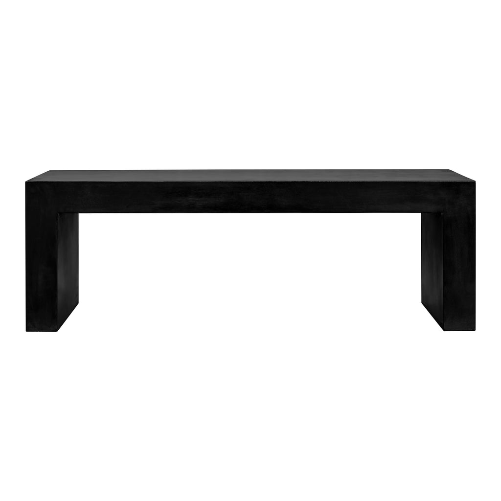 Lazarus Outdoor Bench Black