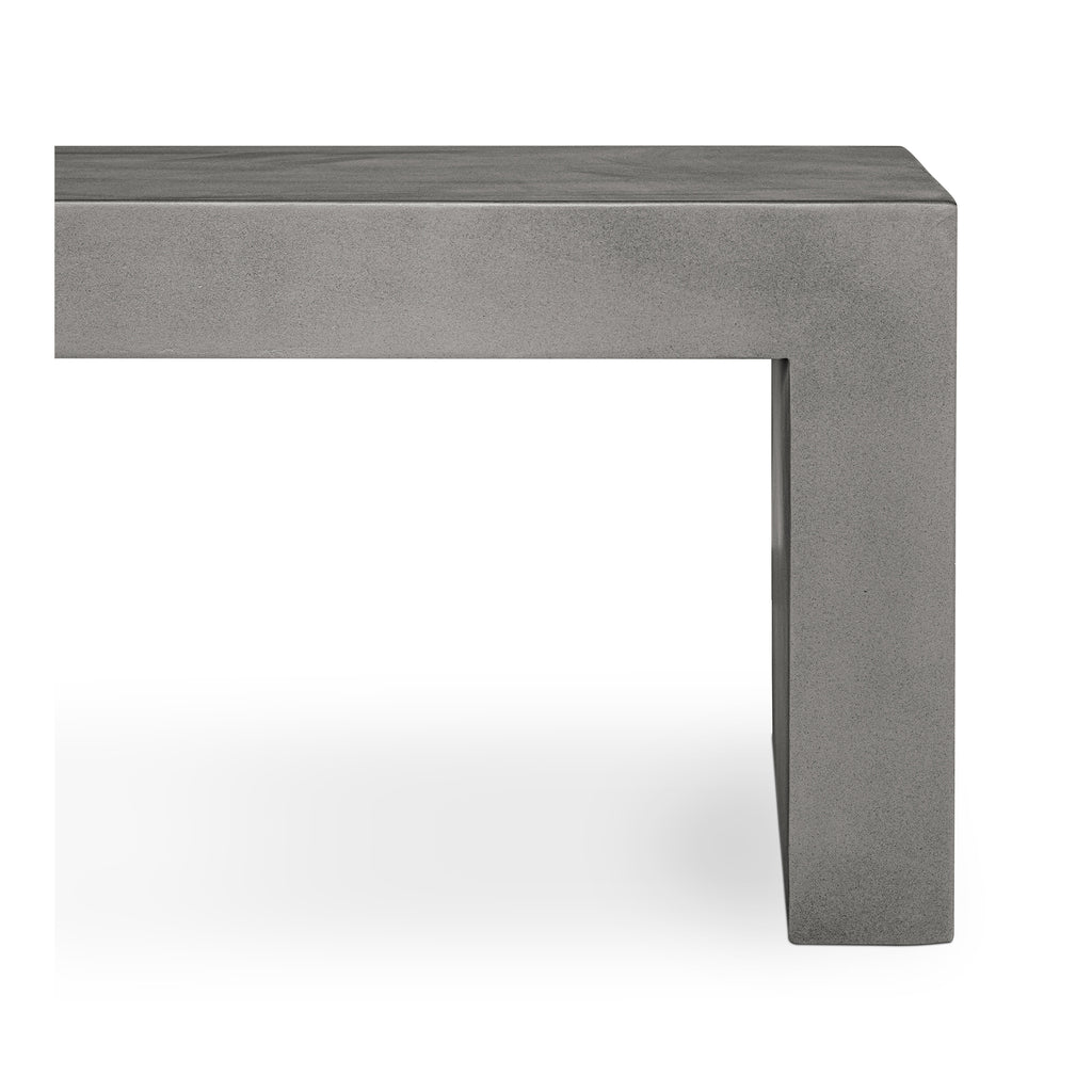 Lazarus Outdoor Bench Dark Grey