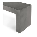 Lazarus Outdoor Bench Dark Grey