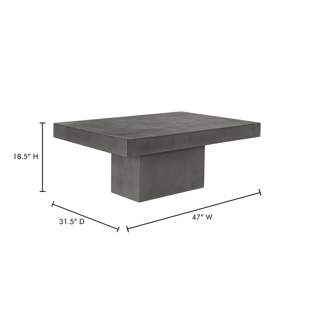Maxima Outdoor Coffee Table Grey