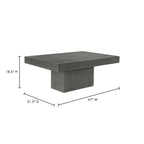 Maxima Outdoor Coffee Table Grey