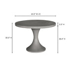 Isadora Outdoor Dining Table Grey