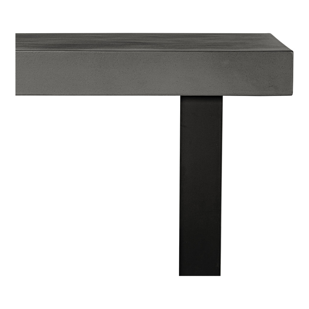 Jedrik Small Outdoor Dining Table Dark Grey