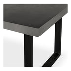 Jedrik Small Outdoor Dining Table Dark Grey
