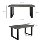 Jedrik Small Outdoor Dining Table Dark Grey