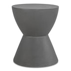 Hourglass Outdoor Stool Grey