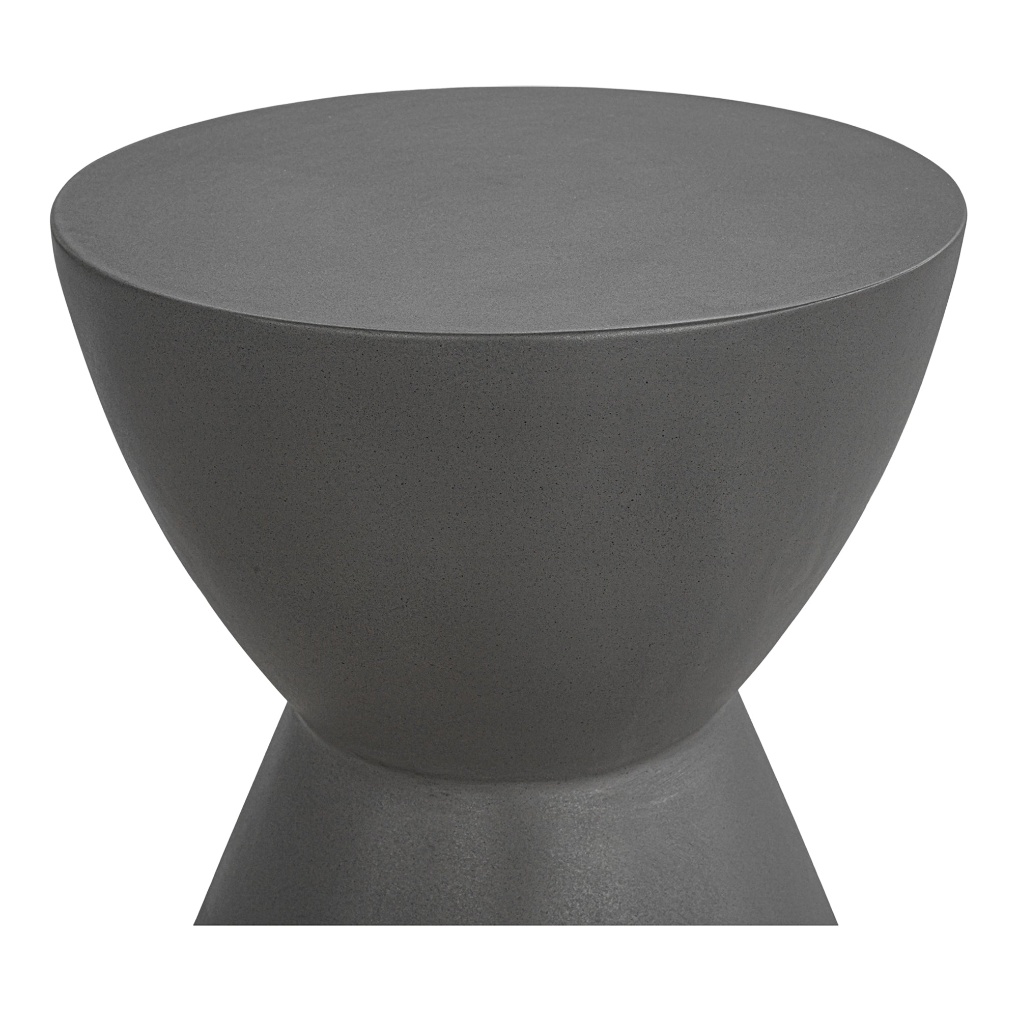 Hourglass Outdoor Stool Grey