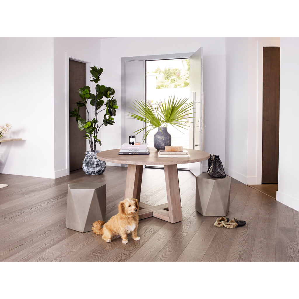 Gem Outdoor Stool Grey