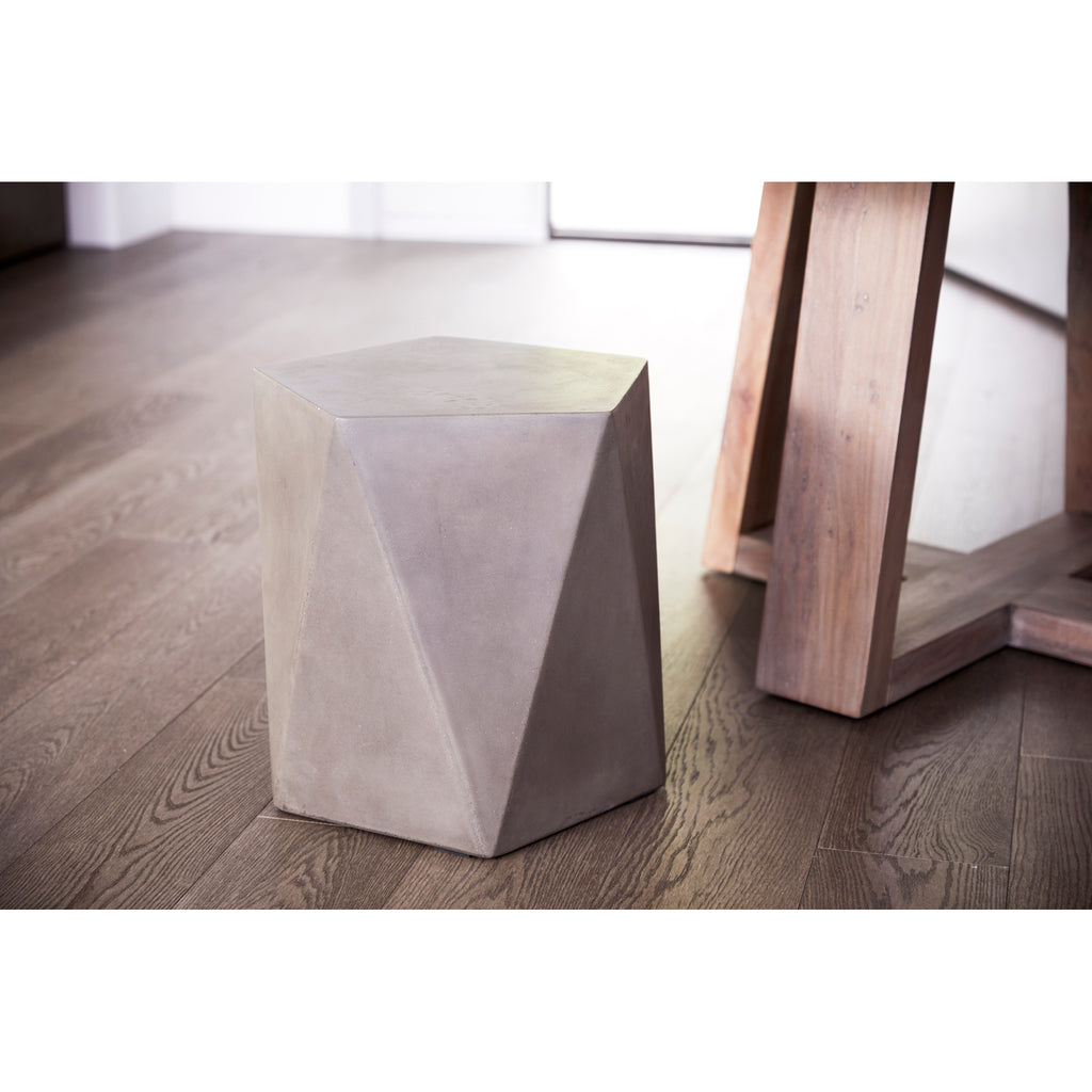 Gem Outdoor Stool Grey