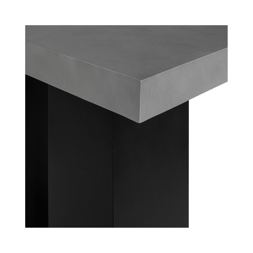 Lithic Outdoor Bar Table Grey