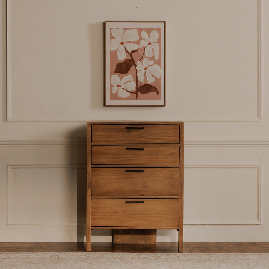 Lachlan 4 Drawer Chest Brown