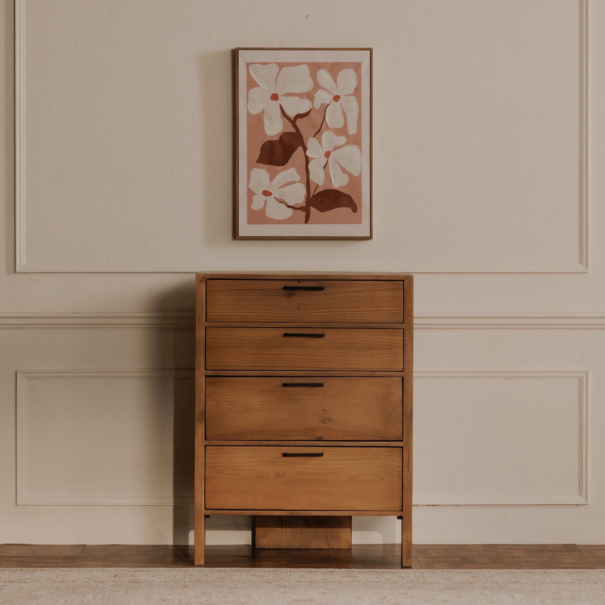 Lachlan 4 Drawer Chest Brown