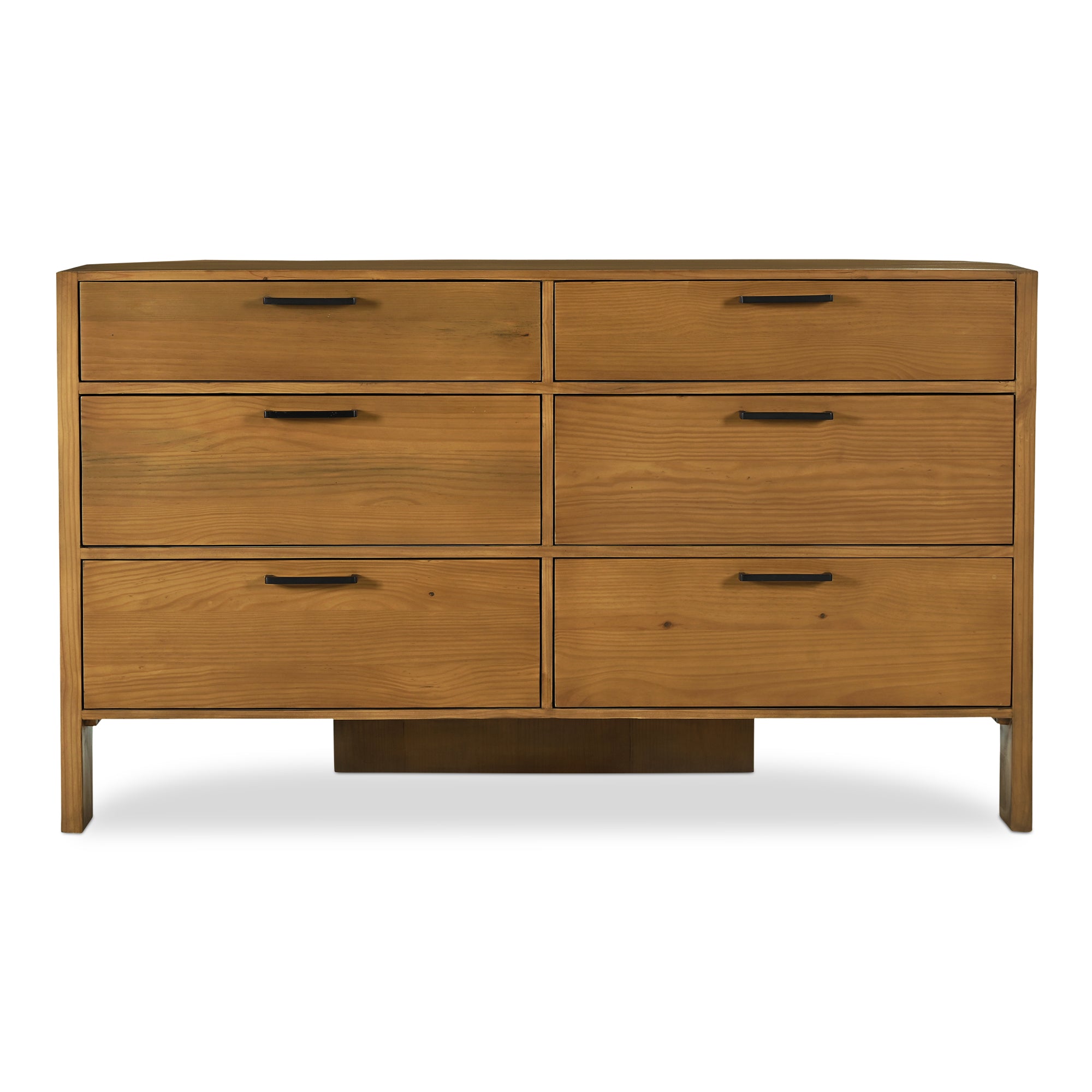 Lachlan 6 Drawer Dresser Brown