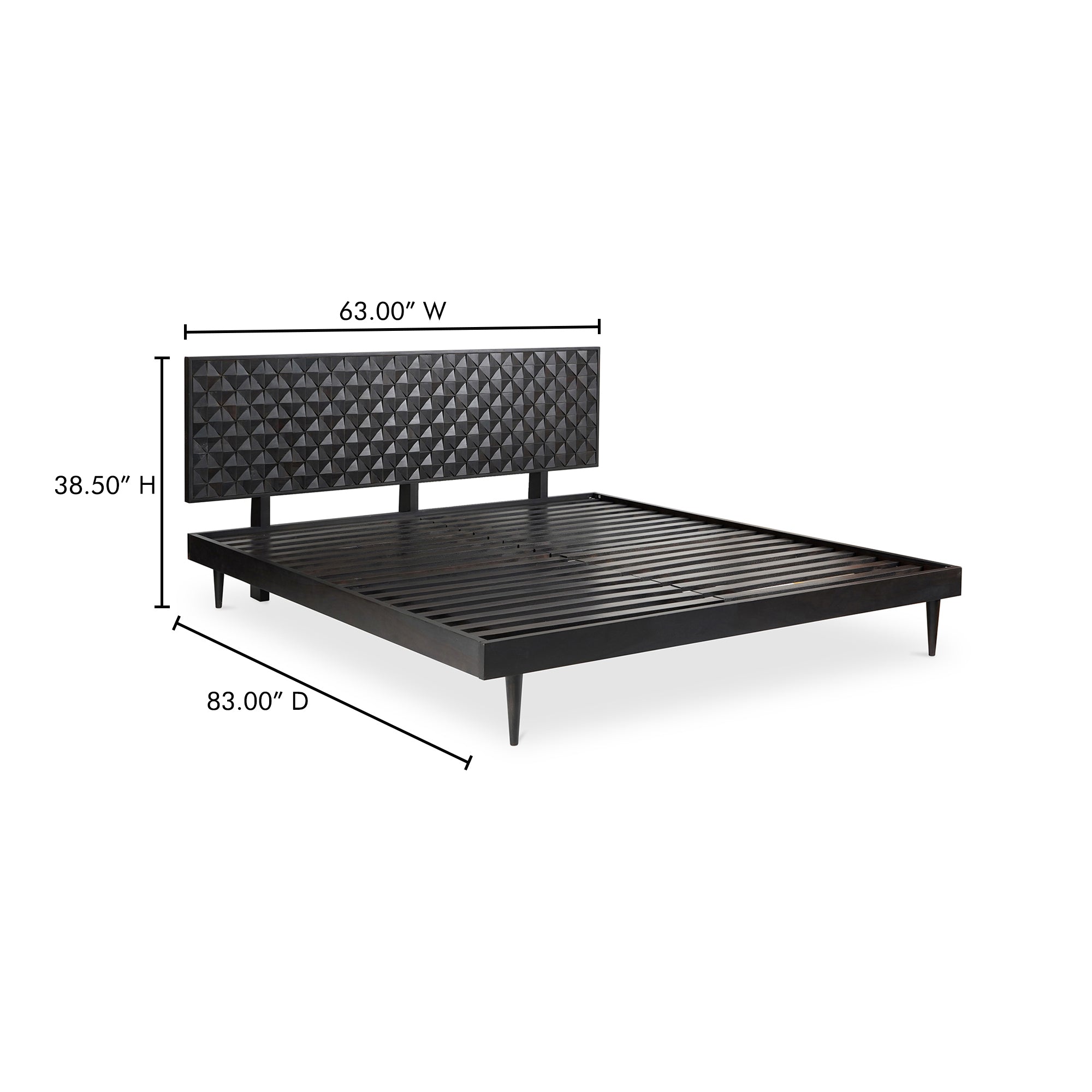 Pablo Queen Bed Black