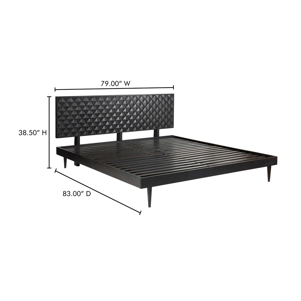 Pablo King Bed Black