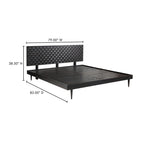 Pablo King Bed Black