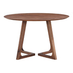 Godenza Round Dining Table Walnut