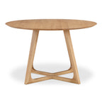Godenza Round Dining Table Natural Oak
