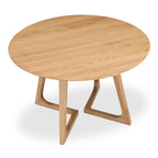 Godenza Round Dining Table Natural Oak