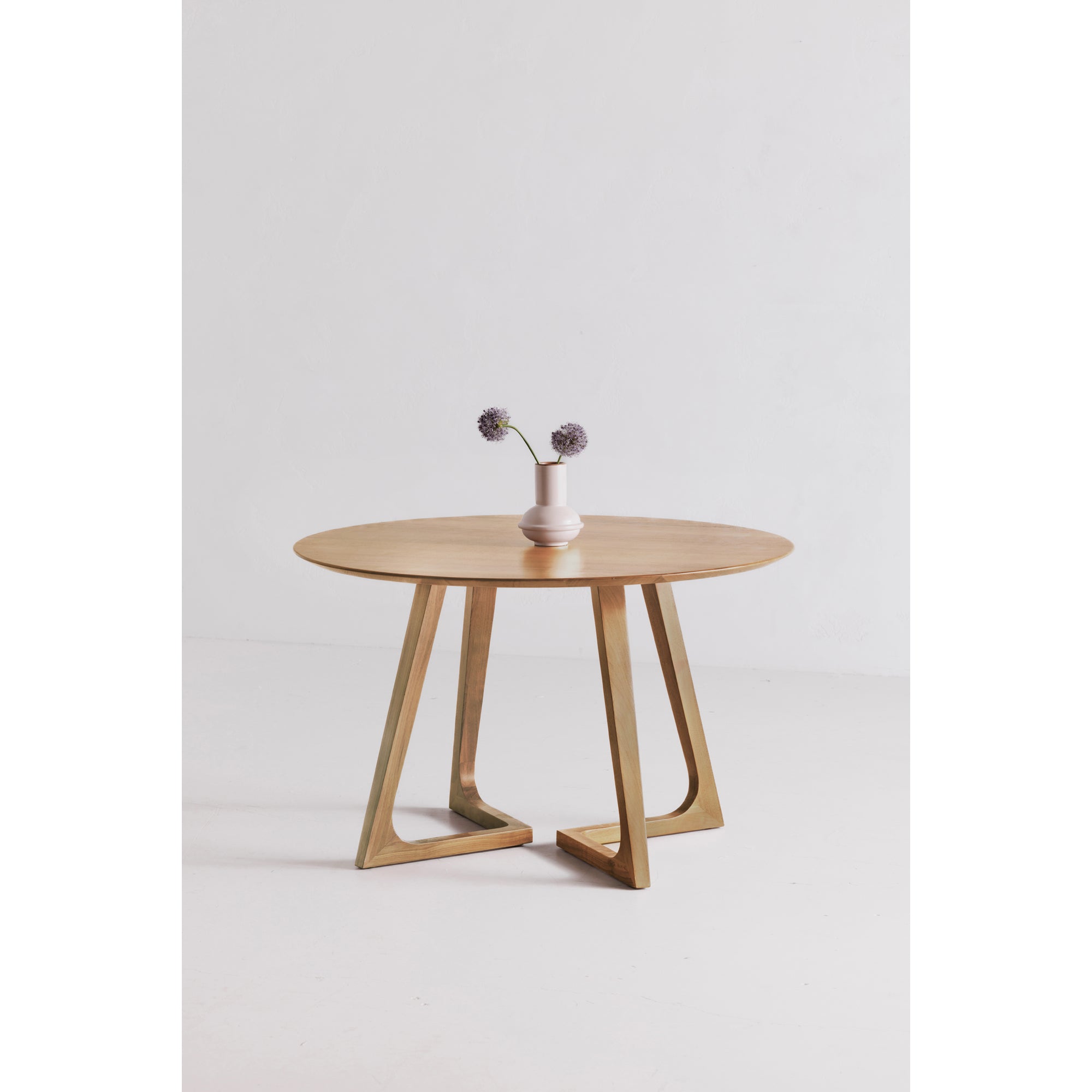 Godenza Round Dining Table Natural Oak
