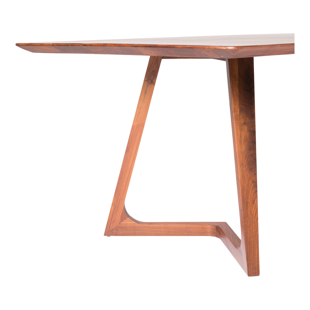 Godenza Rectangular Dining Table Walnut