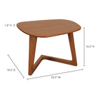 Godenza End Table Brown