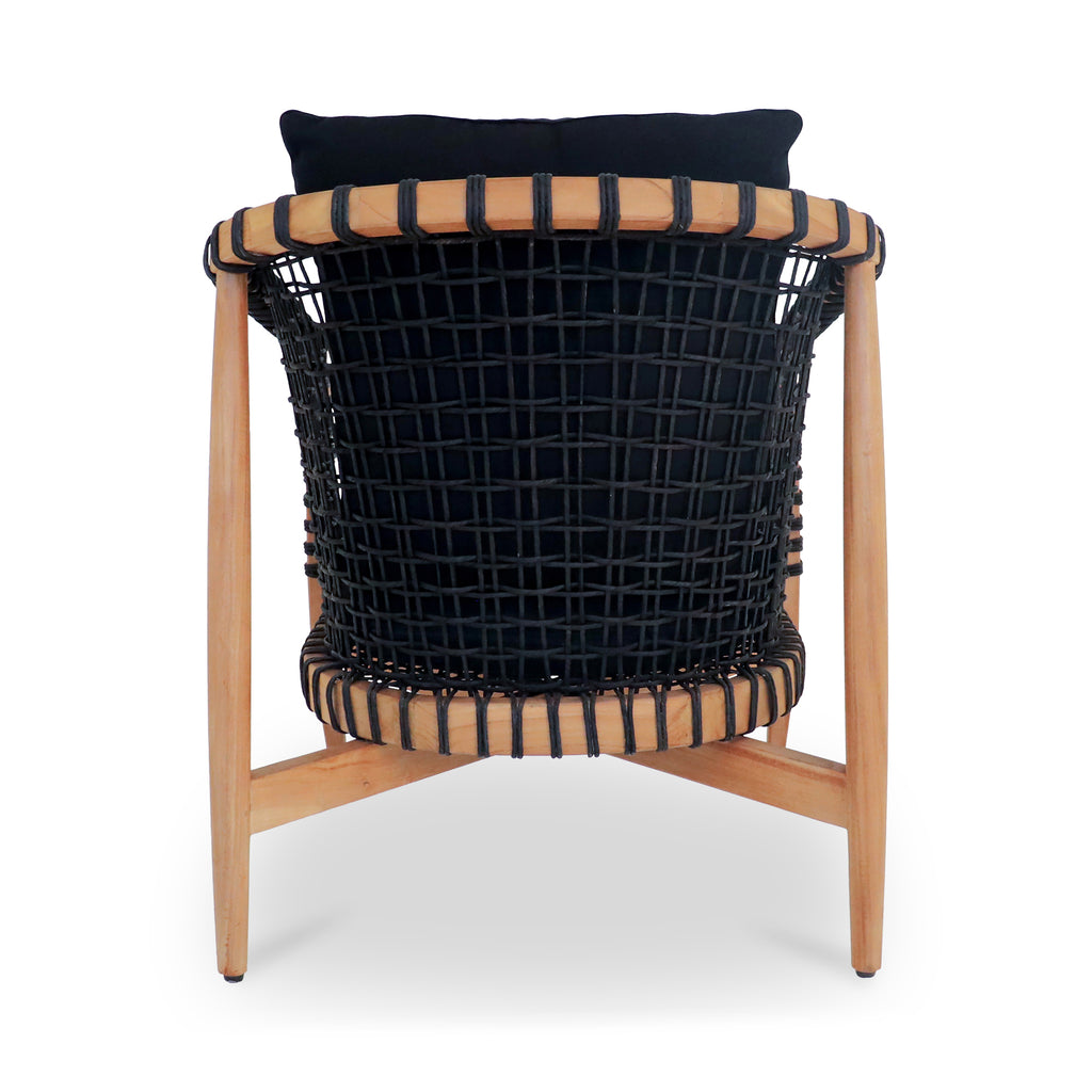 Kuna Outdoor Lounge Chair Black