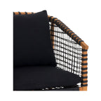 Kuna Outdoor Lounge Chair Black