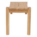 Tempo Outdoor Dining Bench Natural