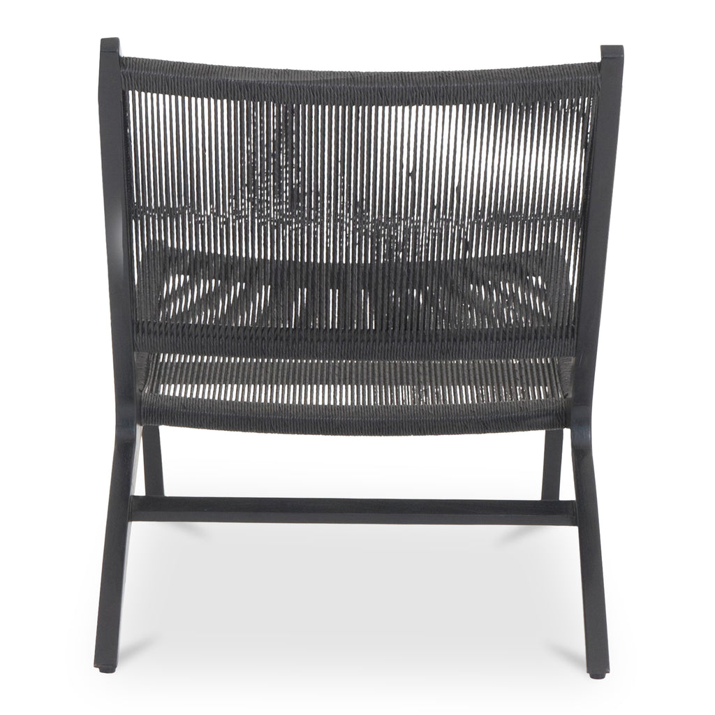 Palma Outdoor Lounge Chair Black