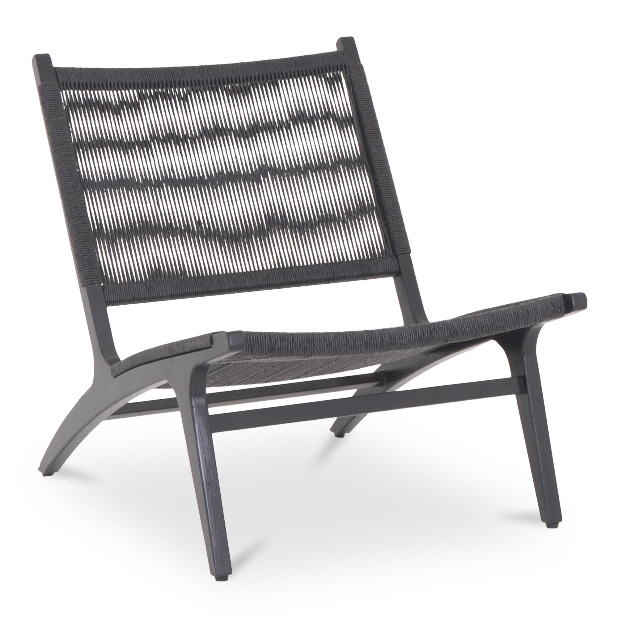 Palma Outdoor Lounge Chair Black