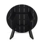 Delta Round Outdoor Dining Table Black