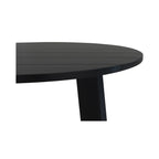 Delta Round Outdoor Dining Table Black