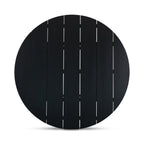 Delta Round Outdoor Dining Table Black