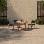 Delta Round Outdoor Dining Table Natural