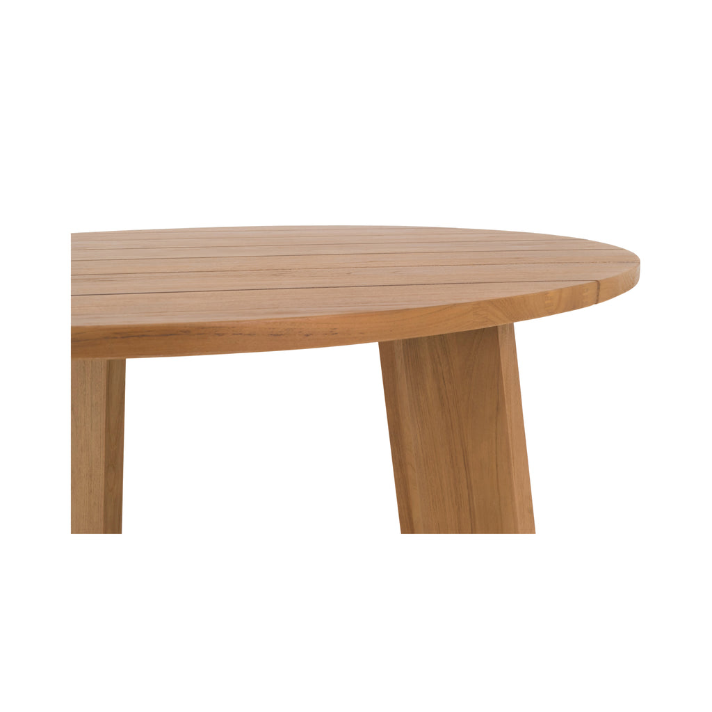 Delta Round Outdoor Dining Table Natural