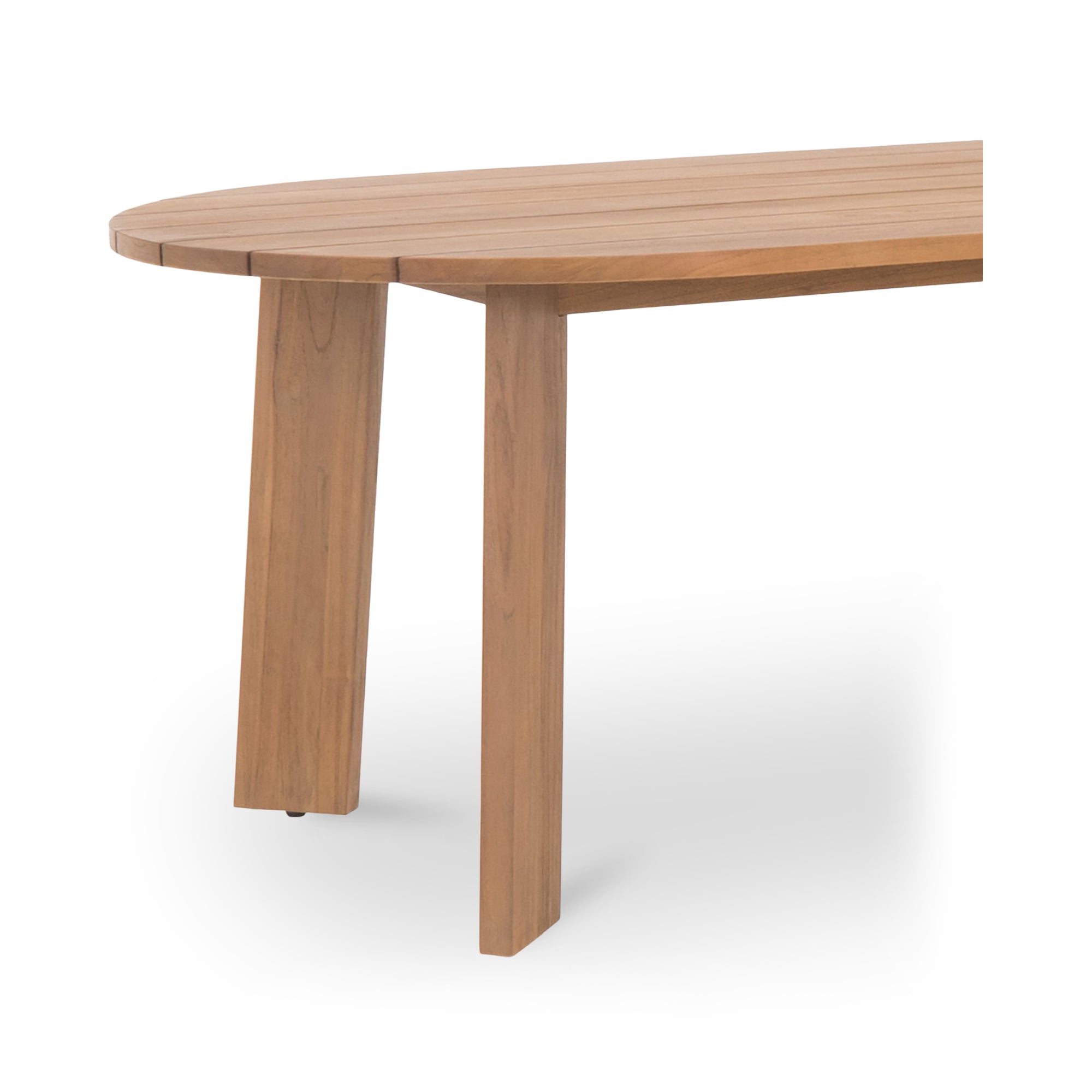 Delta Oval Outdoor Dining Table Natural