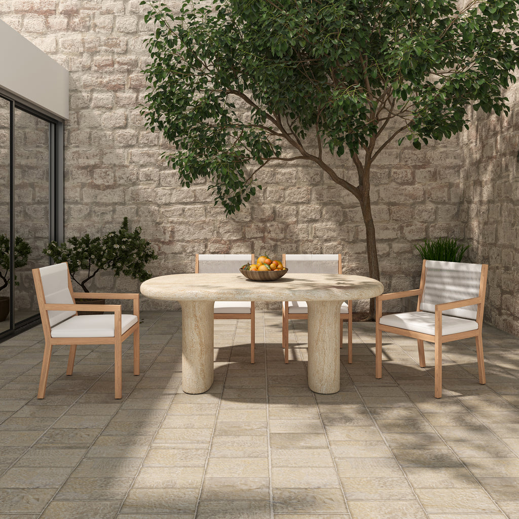 Luce Outdoor Dining Chair Natural