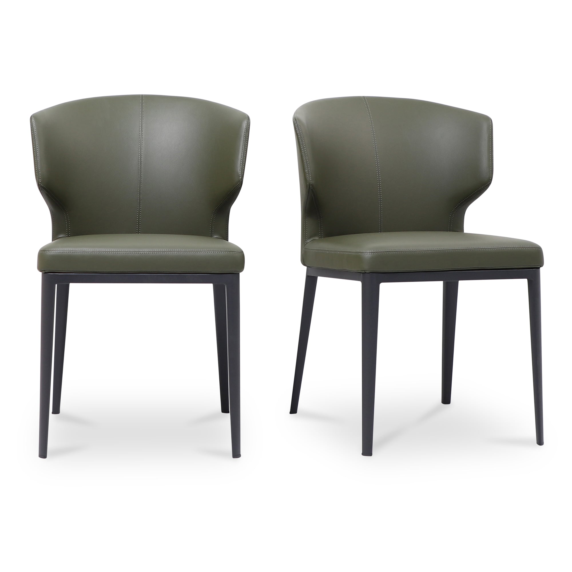 Delaney Dining Chair Dark Green-Set of Two