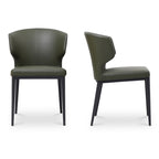 Delaney Dining Chair Dark Green-Set of Two